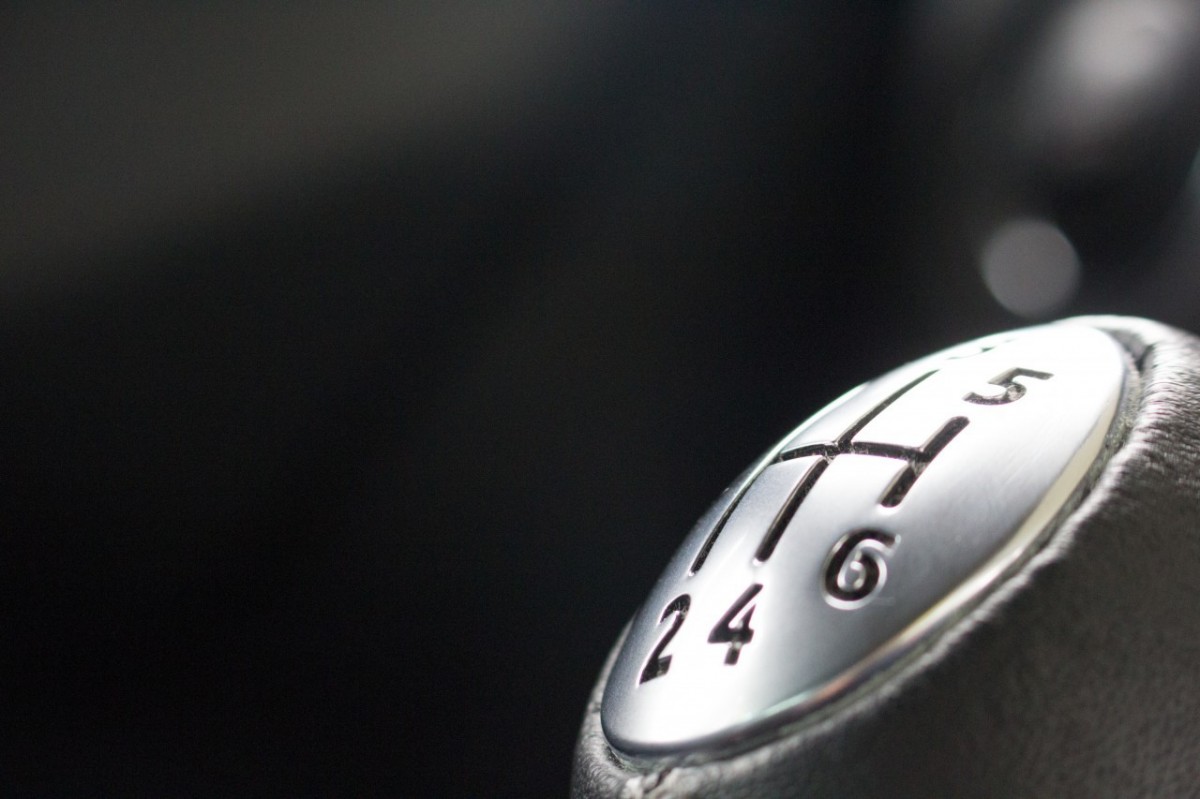 gear shift on a vehicle